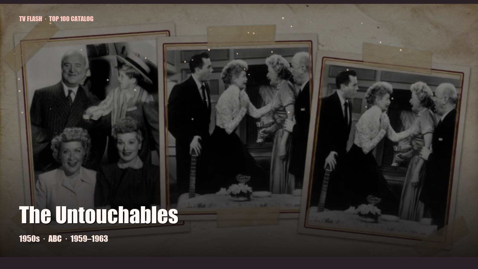 The Untouchables — editorial still collage for TV Flash