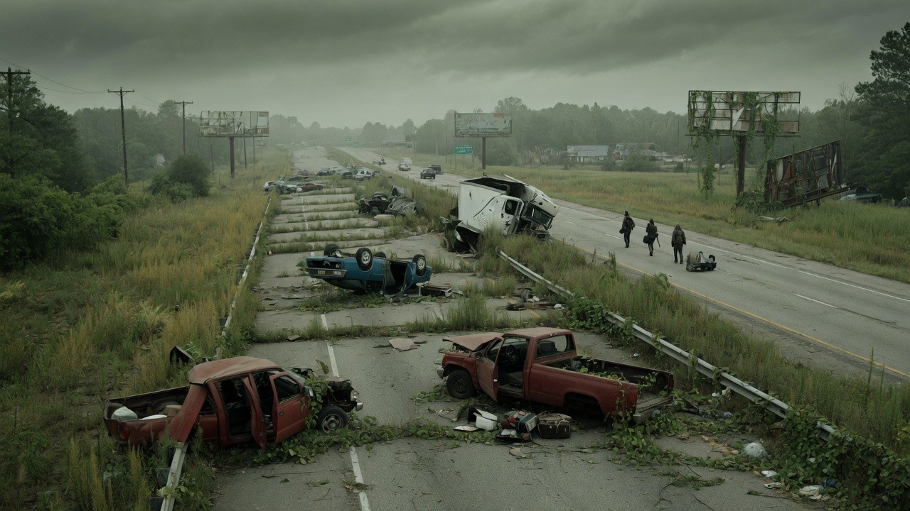 The Walking Dead — editorial still collage for TV Flash