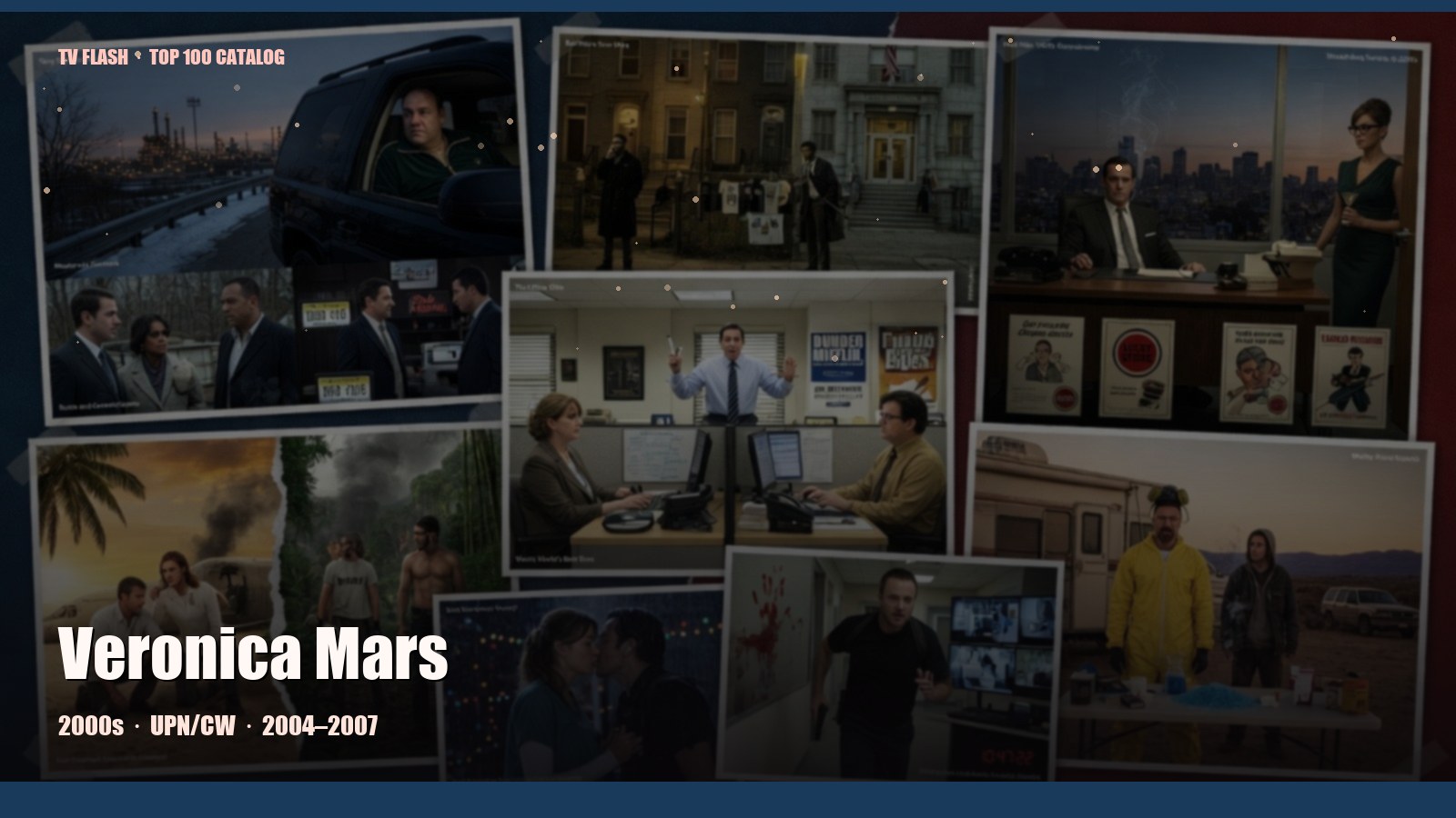 Veronica Mars — editorial still collage for TV Flash