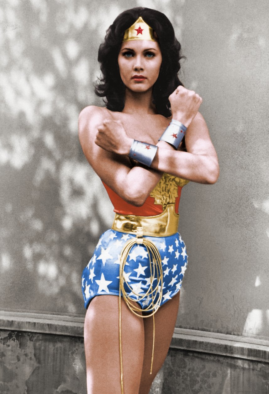 Wonder Woman — editorial still collage for TV Flash